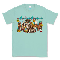 Seafoam western australian shepherd mom Classic Tee - texasbilliewilder