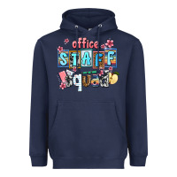Navy staff squad Heavyweight Hoodie - AdoDesignShop