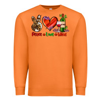 Carrot peace love wine Premium Sweatshirt - AdoDesignShop