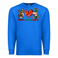 True Royal peace love wine Premium Sweatshirt - AdoDesignShop