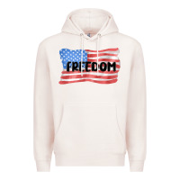 Pale Pink freedom usa Premium Hoodie - MaliasSmallBusiness