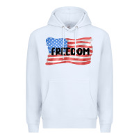 White freedom usa Premium Hoodie - MaliasSmallBusiness
