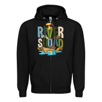 Black river squad Zipper Hoodie - Zillion Design Studio