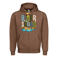 Chestnut river squad Zipper Hoodie - Zillion Design Studio