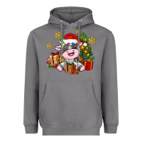 Storm little cute christmas cow Heavyweight Hoodie - AdoDesignShop