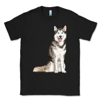 Black husky Classic Tee - RanaPortraitStore