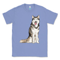 Colony Blue husky Classic Tee - RanaPortraitStore
