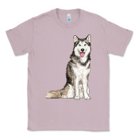 Lilac husky Classic Tee - RanaPortraitStore