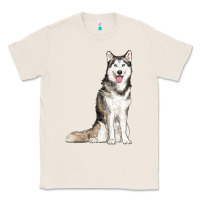 Natural husky Classic Tee - RanaPortraitStore