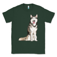 Sports Green husky Classic Tee - RanaPortraitStore