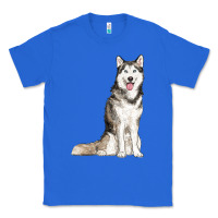 True Royal husky Classic Tee - RanaPortraitStore