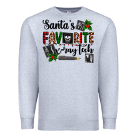 Heather Grey santa's favorite x ray tech Premium Sweatshirt - AdoDesignShop