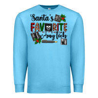 Ocean Blue santa's favorite x ray tech Premium Sweatshirt - AdoDesignShop