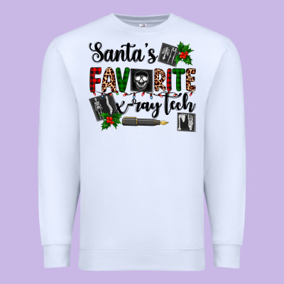 Santa's Favorite X Ray Tech Premium Sweatshirt Designed By Adodesignshop