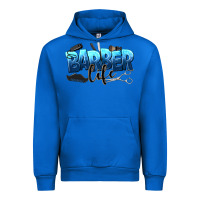 Cobalt barber life Urban Hoodie - NancyCooperArtShop
