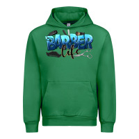 Emerald barber life Urban Hoodie - NancyCooperArtShop