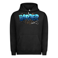 Pigment Black barber life Urban Hoodie - NancyCooperArtShop