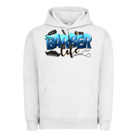 Pigment Lunar Rock barber life Urban Hoodie - NancyCooperArtShop