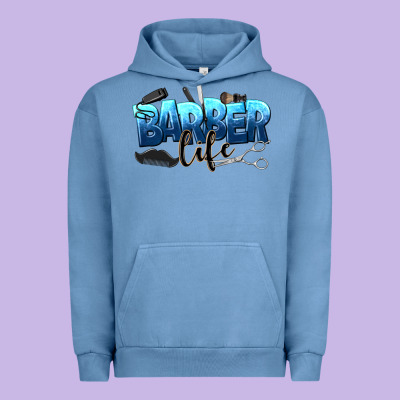 Barber Life Urban Hoodie Designed By Nancycooperartshop