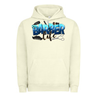 Pigment Pistachio barber life Urban Hoodie - NancyCooperArtShop