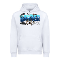White barber life Urban Hoodie - NancyCooperArtShop
