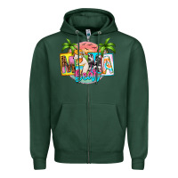 Sports Green mama bear summer Zipper Hoodie - Zillion Design Studio