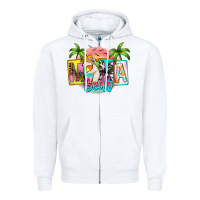 White mama bear summer Zipper Hoodie - Zillion Design Studio