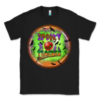 Black Spooky Teacher Classic Tee - BundleAndBundleShop