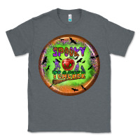 Charcoal Heather Spooky Teacher Classic Tee - BundleAndBundleShop