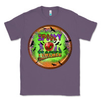 Lavender Spooky Teacher Classic Tee - BundleAndBundleShop