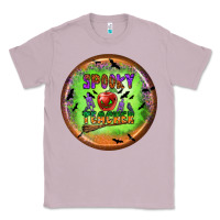 Lilac Spooky Teacher Classic Tee - BundleAndBundleShop