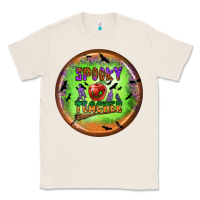 Natural Spooky Teacher Classic Tee - BundleAndBundleShop