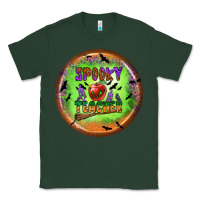 Sports Green Spooky Teacher Classic Tee - BundleAndBundleShop