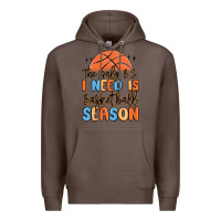 Coffee the only b.s. i need is basketball season Premium Hoodie - MaliasSmallBusiness