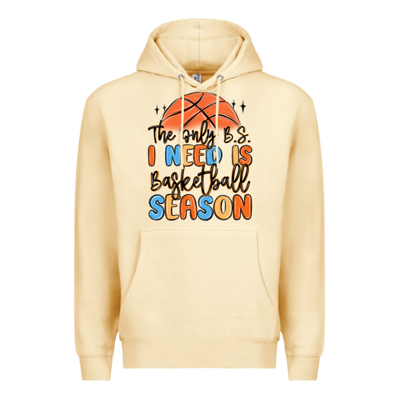 The Only B.s. I Need Is Basketball Season Premium Hoodie by MaliasSmallBusiness | Teevron
