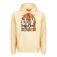 Pina Colada the only b.s. i need is basketball season Premium Hoodie - MaliasSmallBusiness