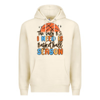 Tofu the only b.s. i need is basketball season Premium Hoodie - MaliasSmallBusiness