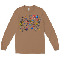 Toasted Coconut fourth of july dancing skeleton Long Sleeve Tee - texasbilliewilder