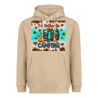 Mushroom i’d rather be camping Heavyweight Hoodie - JahusDesignShop