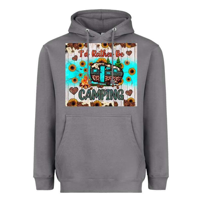 I’d Rather Be Camping Heavyweight Hoodie by JahusDesignShop | Teevron