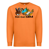 Carrot peace love  bullskull Premium Sweatshirt - AdoDesignShop