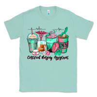 Seafoam certified nursing assistant coffee cups Classic Tee - Zillion Design Studio