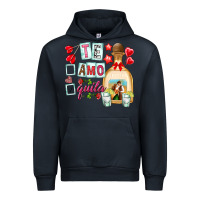 Navy te amo te quila Urban Hoodie - NancyCooperArtShop
