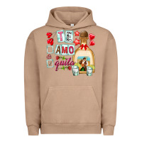 Pigment Burro te amo te quila Urban Hoodie - NancyCooperArtShop