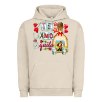 Pigment French Oak te amo te quila Urban Hoodie - NancyCooperArtShop