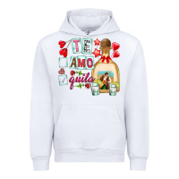 White te amo te quila Urban Hoodie - NancyCooperArtShop