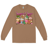 Toasted Coconut sugar and spice pink gingerbread coffee cups Long Sleeve Tee - Zillion Design Studio
