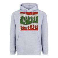 Heather Grey christmas plaid and white glitter snow seamless pattern Heavyweight Hoodie - BundleAndBundleShop