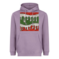 Lavender christmas plaid and white glitter snow seamless pattern Heavyweight Hoodie - BundleAndBundleShop