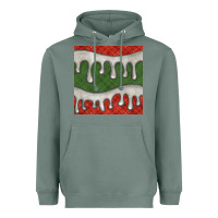 Sage christmas plaid and white glitter snow seamless pattern Heavyweight Hoodie - BundleAndBundleShop
